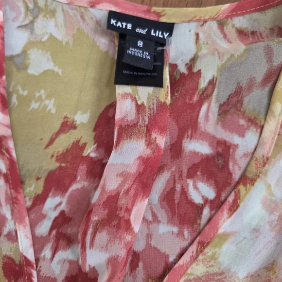 Vibrant Floral Long Sleeve Maxi Dress - Picture 3 of 9